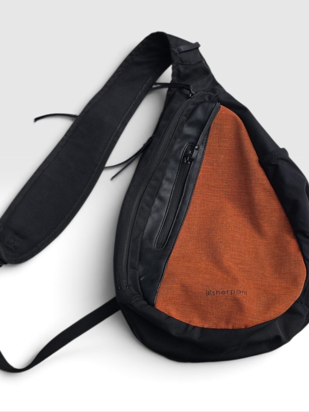 SHERPANI Anti-Theft Esprit AT Sling Bag Burnt Orange/ Black